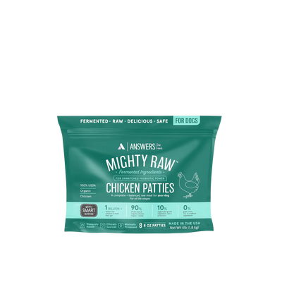 ANSWERS Frozen Raw Chicken - Dog Food