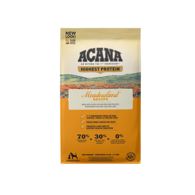 ACANA Meadowlands Recipe - Dog Food