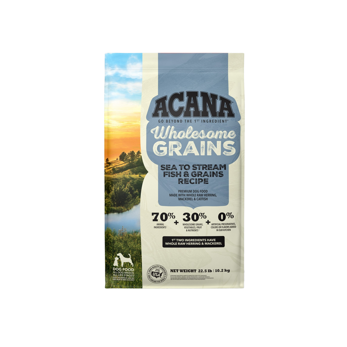 ACANA Wholesome Grains Free - Sea to Stream Fish - Dog Food