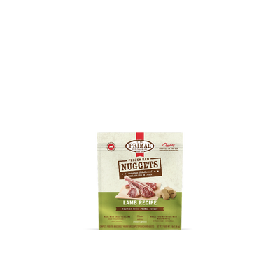 PRIMAL Lamb Frozen Raw Nuggets - Dog Food