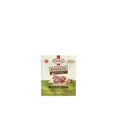 PRIMAL Lamb Frozen Raw Nuggets - Dog Food