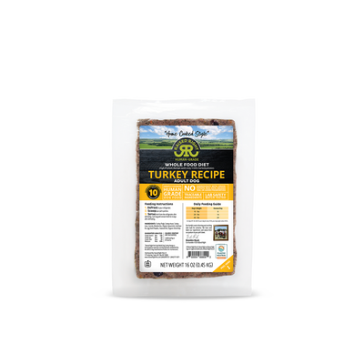 RAISED RIGHT Frozen Original Turkey - Dog Food