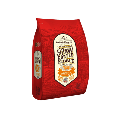 STELLA & CHEWY'S Raw Coated Kibble Grass Fed Beef- Dog Food