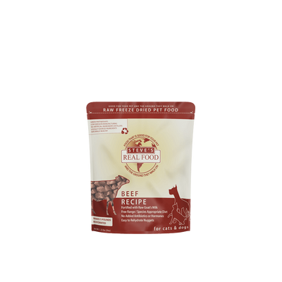 STEVE'S Freeze-Dried Raw Beef - Dog Food