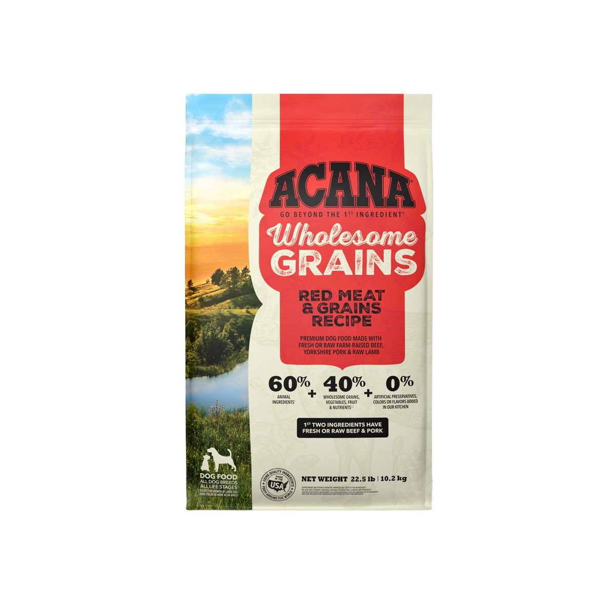 ACANA Wholesome Grains Free - Red Meat - Dog Food