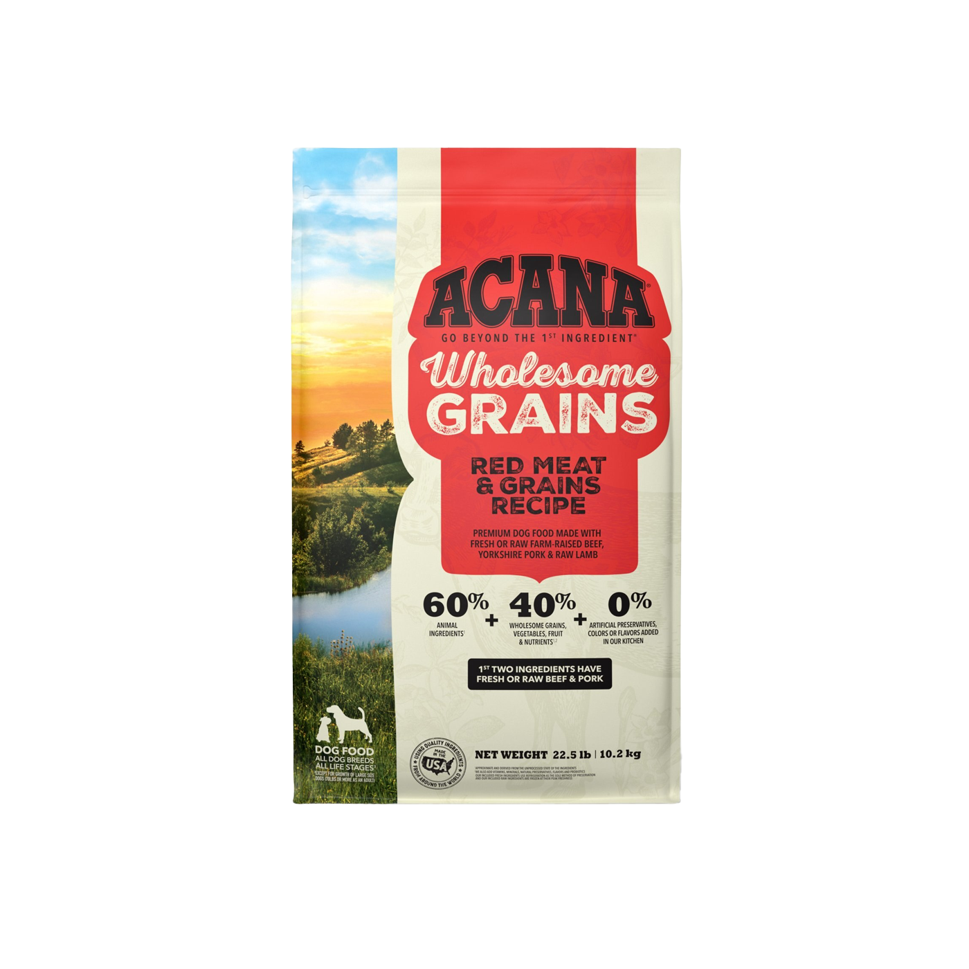 ACANA Wholesome Grains Free - Red Meat - Dog Food