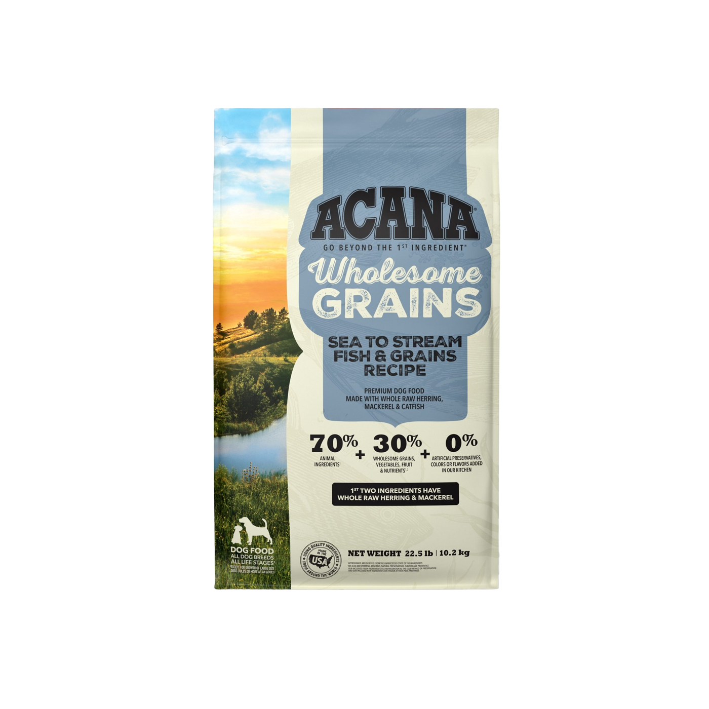 ACANA Wholesome Grains Free - Sea to Stream Fish - Dog Food