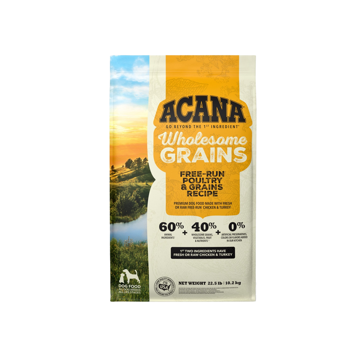 ACANA Wholesome Grains Free-Run Poultry - Dog Food
