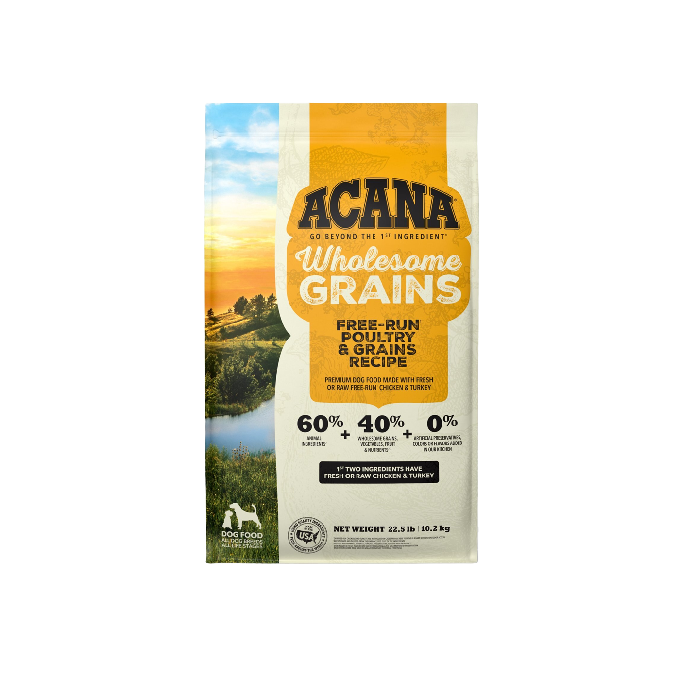 ACANA Wholesome Grains Free-Run Poultry - Dog Food