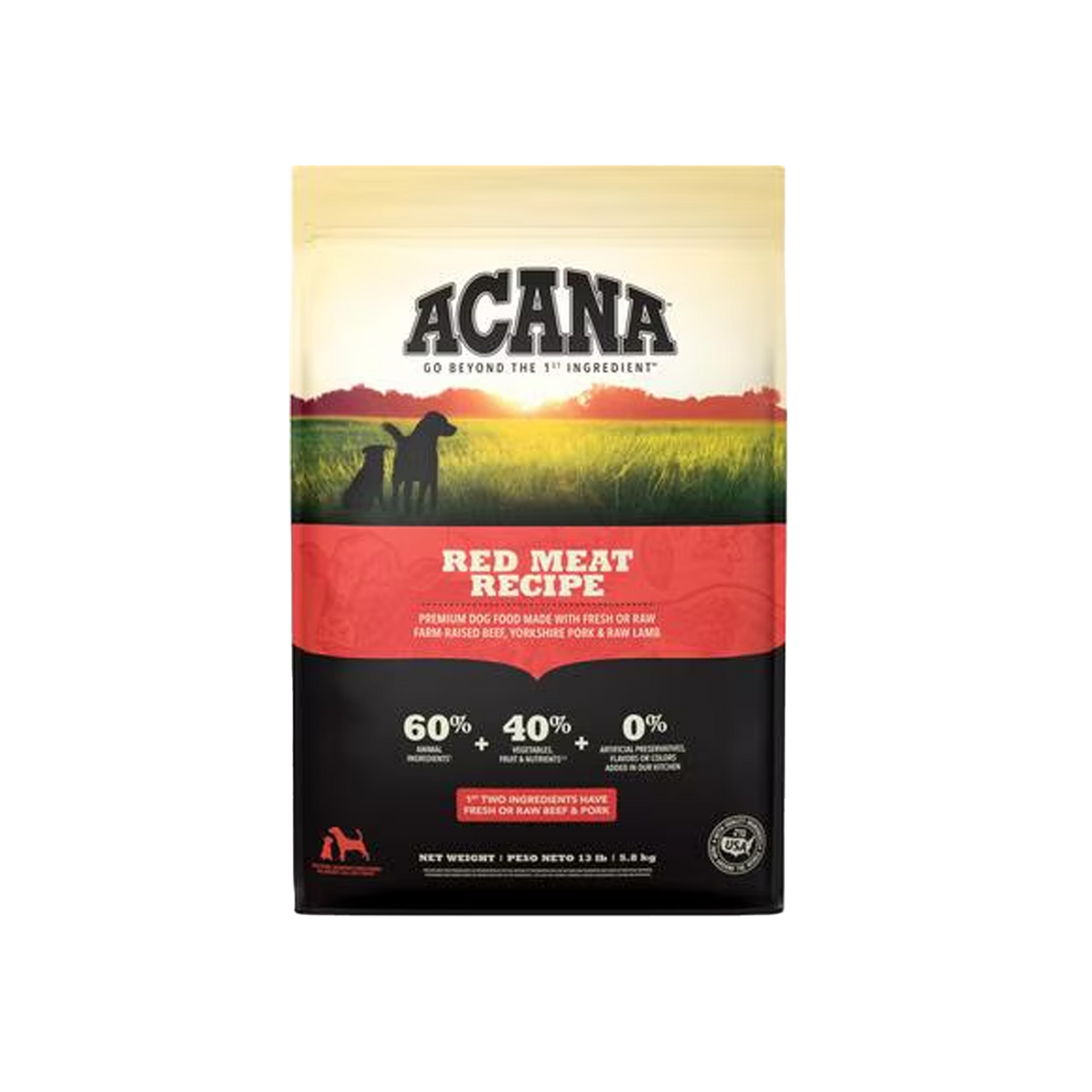 ACANA Red Meat Grain-Free Dry Dog Food - Wholesome Nutrition for Happy Pups