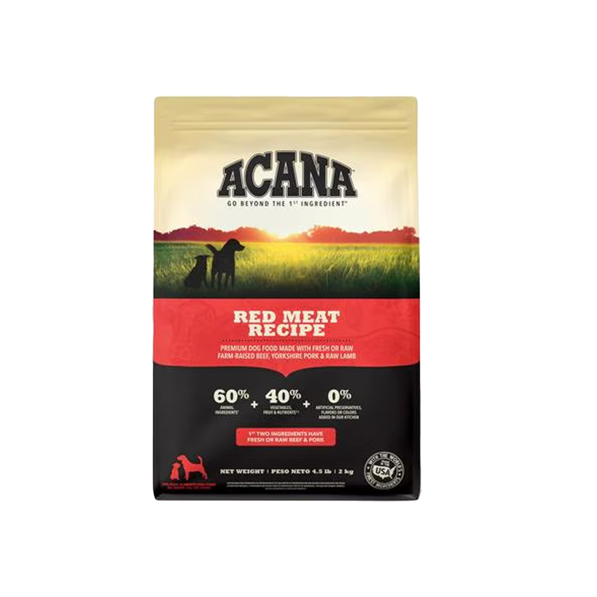 ACANA Red Meat Grain-Free Dry Dog Food - Wholesome Nutrition for Happy Pups