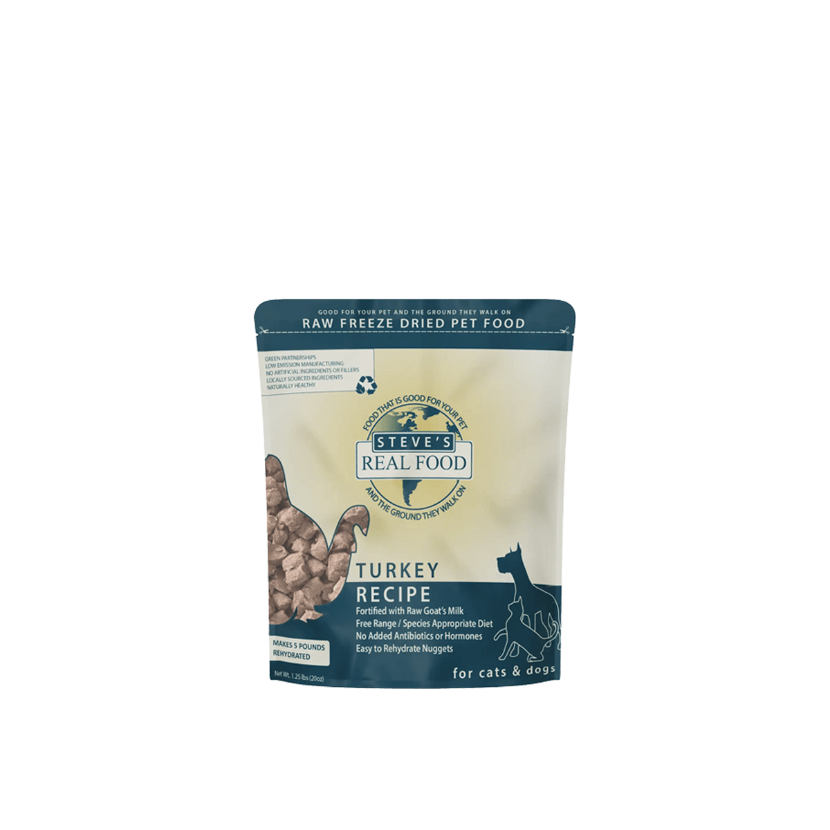 STEVE'S Freeze-Dried Raw Turkey - Dog Food