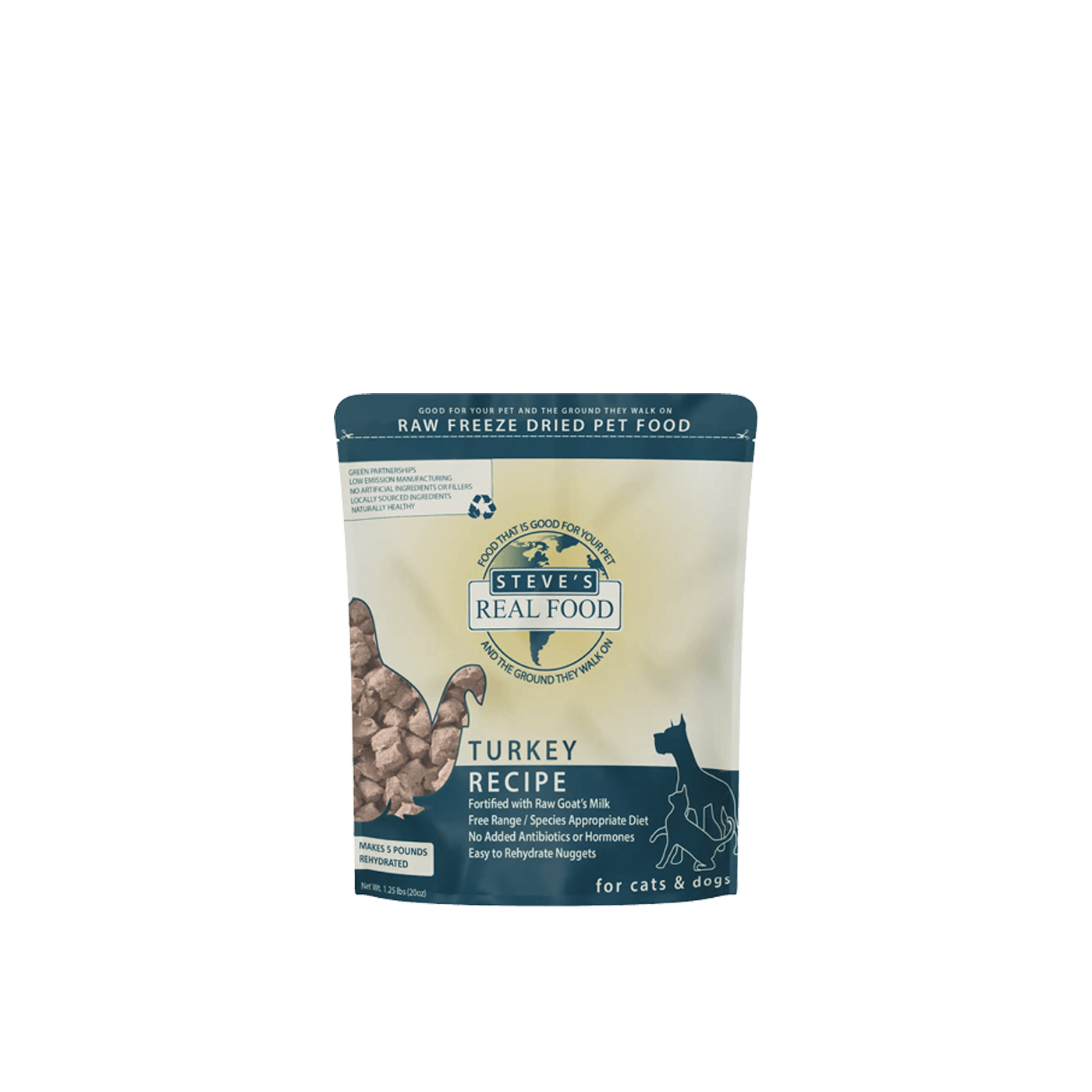 STEVE'S Freeze-Dried Raw Turkey - Dog Food