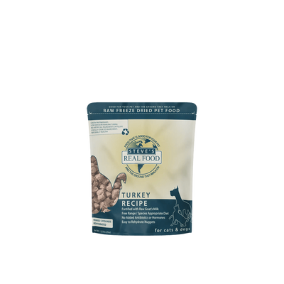 STEVE'S Freeze-Dried Raw Turkey - Dog Food