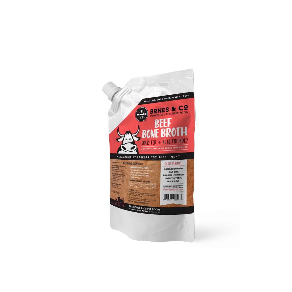 BONES & CO Beef Broth  - Dog Food