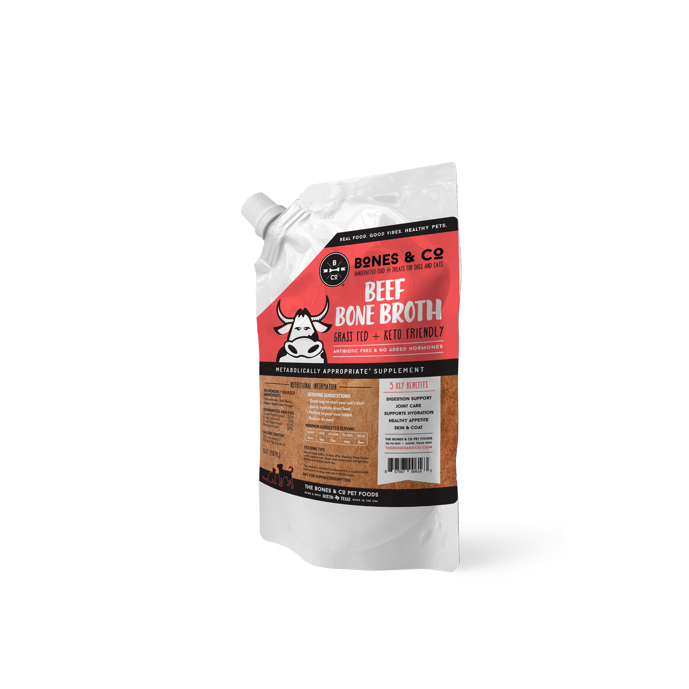 BONES & CO Beef Broth  - Dog Food